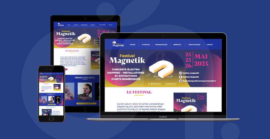 Site web Festival Magnetik