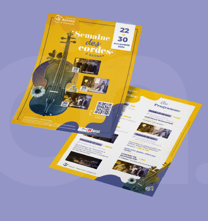 Flyer Semaine des cordes conservatoire