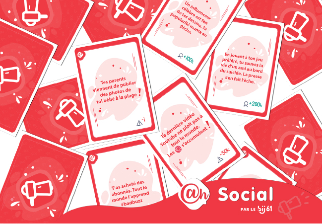 Cartes événements @h social