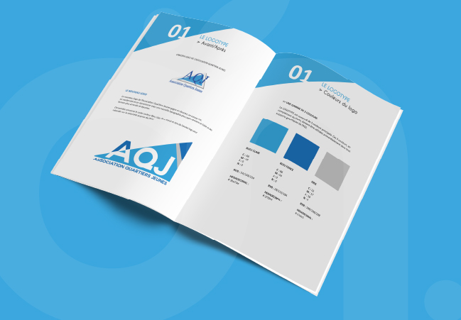 Charte graphique Identité visuelle AQJ