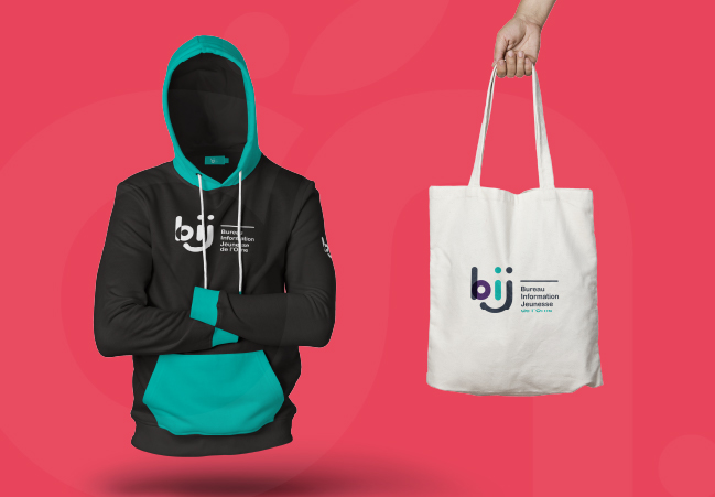 T-Shirt et tite bag Identité visuelle BIJ Orne