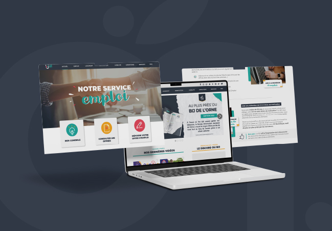 Site internet Identité visuelle BIJ Orne