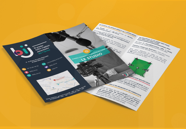 Dépliant Identité visuelle BIJ Orne