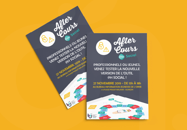 Flyer Identité visuelle BIJ Orne