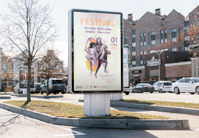 Affichage urbain Festival Magnetik