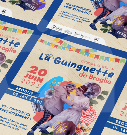 Affiche Guinguette de Broglie