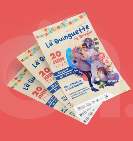Affiche Guinguette de Broglie