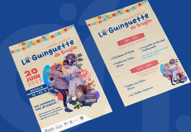 Flyer Guinguette de Broglie